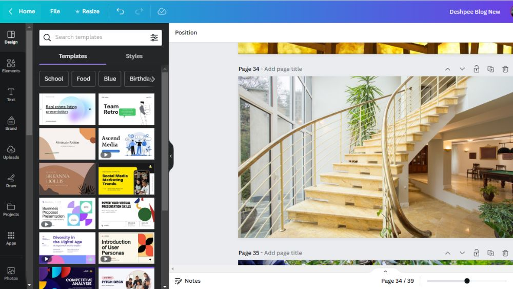Canva- Social Media Content Creation Platform