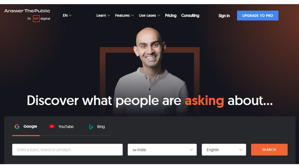 Free Marketing Tool - Answer The Public