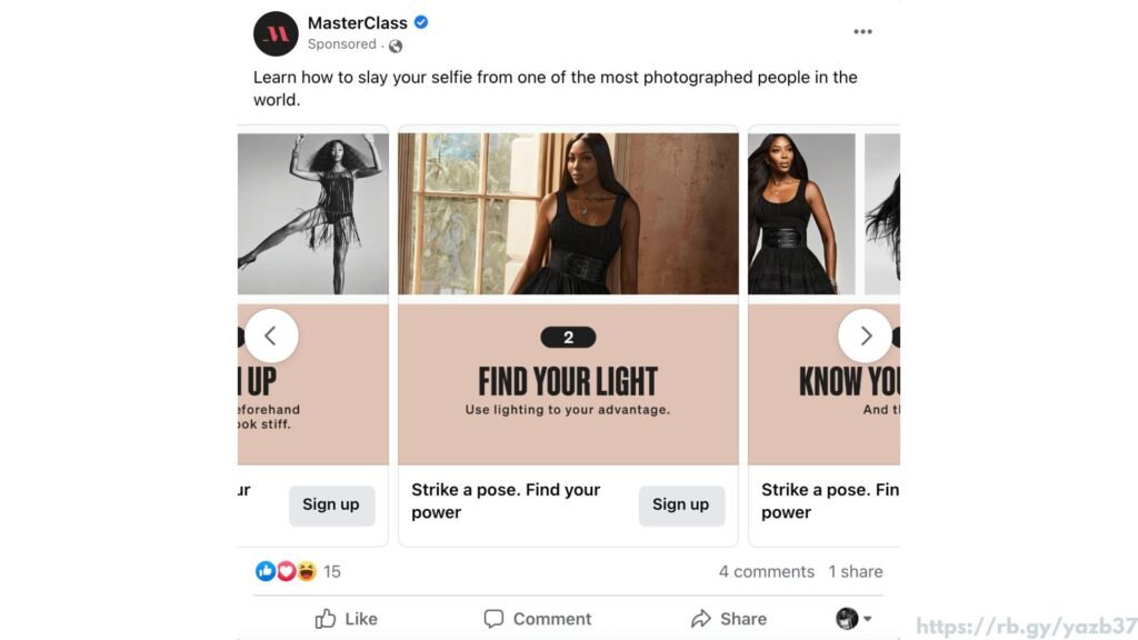 Facebook Carousel Ad Strategies